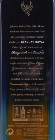 Johnnie Walker Blue Label Ghost and Rare Glenury Royal Limited Edition 2019 Special Blended Scotch Whisky 43,8%