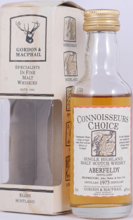 Aberfeldy 1975 19 Years Gordon und MacPhail Connoisseurs Choice Miniatur Highland Single Malt Scotch Whisky 40,0%