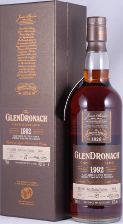 Glendronach 1992 27 Years Pedro Ximenez Sherry Puncheon Cask No. 6049 Highland Single Malt Scotch Whisky 49.2%