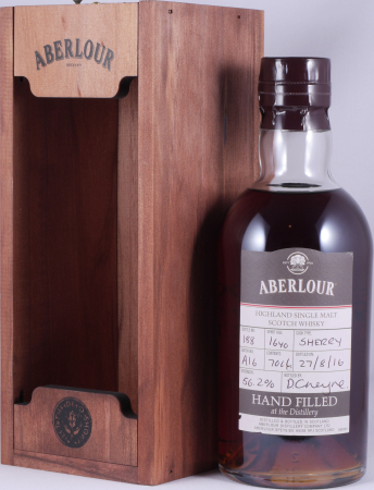Aberlour 16 Years Sherry Casks Batch A16 Hand Filled Speyside Single Malt Scotch Whisky 56.2%
