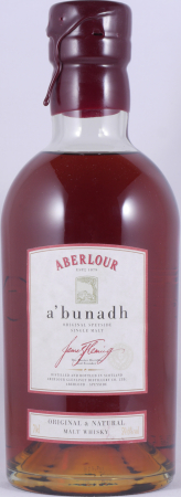 Aberlour A bunadh 1998 Oloroso Sherry Butts Speyside Single Malt Scotch Whisky Cask Strength 59.6%