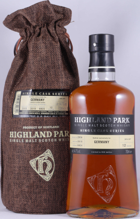 Highland Park 2006 12 Years Refill Butt Cask No. 6824 Orkney Islands Single Malt Scotch Whisky Cask Strength 64,7%