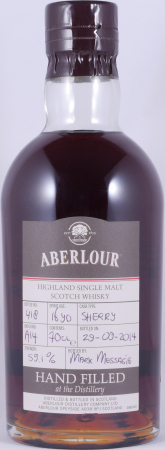Aberlour 16 Years Sherry Casks Batch A14 Hand Filled Speyside Single Malt Scotch Whisky 59.1%
