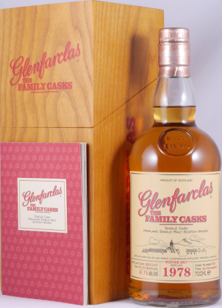 Glenfarclas 1978 39 Years The Family Casks Winter 2017 4th Fill Hogshead Cask No. 751 Highland Single Malt Scotch Whisky 41.1%