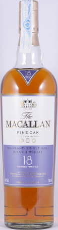 Macallan 18 Years Fine Oak Triple Cask Matured Bourbon und Sherry Oak Casks Highland Single Malt Scotch Whisky 43,0%