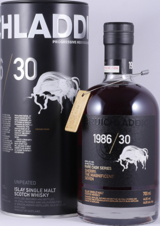 Bruichladdich 1986 30 Years Sherry Casks The Magnificent Seven Rare Cask Islay Single Malt Scotch Whisky 44,6%