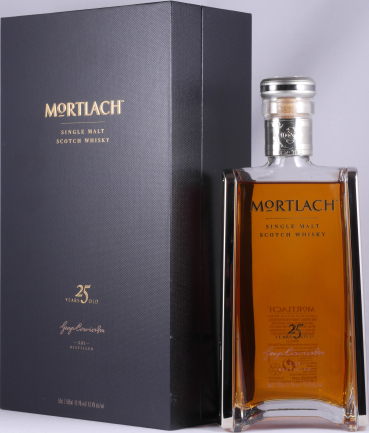 Mortlach 25 Years Crystal Decanter Limited 2014 Edition Speyside Single Malt Scotch Whisky 43.4%