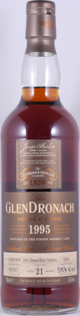 Glendronach 1995 21 Years Pedro Ximenez Sherry Puncheon No. 4418 Highland Single Malt Scotch Whisky 52,6%