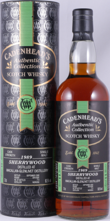 Macallan 1989 11 Years Sherry Wood Cadenhead Speyside Single Malt Scotch Whisky Cask Strength 60,5%