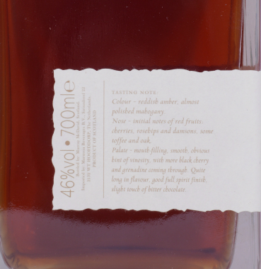 Macallan 1990 18 Years Bourbon / Amarone Cask No. R08289001 The Paulsen Collection Highland Single Malt Scotch Whisky 46,0%