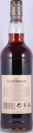 Glendronach 1991 21 Years Pedro Ximenez Sherry Puncheon No. 5405 Highland Single Malt Scotch Whisky 49.9%