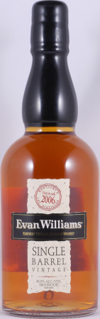 Evan Williams 2006 9 Years Single Barrel No. 407 Kentucky Straight Bourbon Whiskey 43.3%