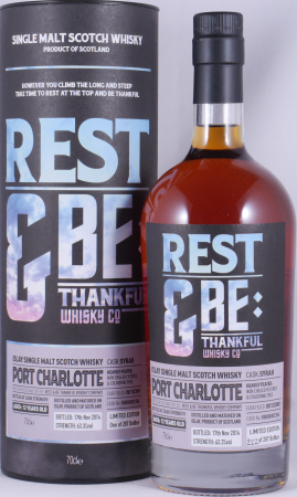 Port Charlotte 2001 12 Years Syrah Cask No. R000002306 RBTW Islay Single Malt Scotch Whisky 63,3%