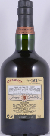 Redbreast 21 Years Limited 2016 Release Single Pott Still Irish Whiskey 46.0%