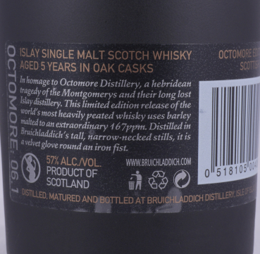 Octomore Edition 06.1_167 5 Years Scottish Barley Islay Single Malt Scotch Whisky 57,0%