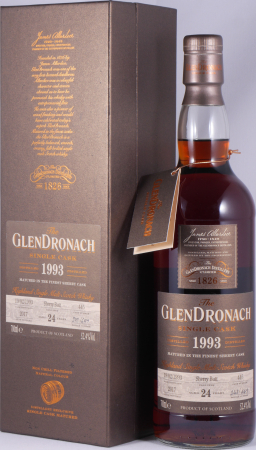 Glendronach 1993 24 Years Sherry Butt No. 445 Highland Single Malt Scotch Whisky 52,4%