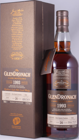 Glendronach 1993 26 Years Pedro Ximenez Sherry Puncheon No. 5965 Highland Single Malt Scotch Whisky 55,2%