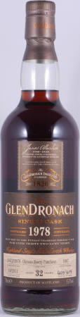 Preview: Glendronach 1978 32 Years Oloroso Sherry Puncheon No. 1067 Highland Single Malt Scotch Whisky 53.3%