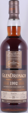 Glendronach 1992 25 Years Sherry Butt No. 127 Highland Single Malt Scotch Whisky 50,9%
