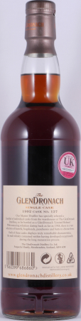 Glendronach 1992 25 Years Sherry Butt No. 127 Highland Single Malt Scotch Whisky 50,9%