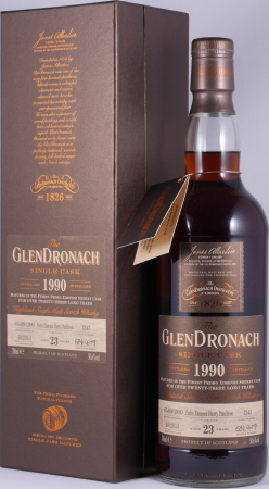 Glendronach 1990 23 Years Pedro Ximenez Sherry Puncheon No. 1243 Highland Single Malt Scotch Whisky 50,6%