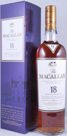 Macallan 1996 18 Years Sherry Oak Highland Single Malt Scotch Whisky 43.0%