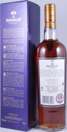 Macallan 1996 18 Years Sherry Oak Highland Single Malt Scotch Whisky 43.0%