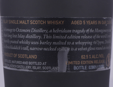 Octomore Edition 04.1_167 5 Years Ochdamh-mor American Oak Bourbon Casks Islay Single Malt Scotch Whisky 62,5%