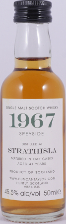 Strathisla 1967 41 Years Oak Cask No. 2717 Duncan Taylor Miniatur Speyside Single Malt Scotch Whisky 45,5%