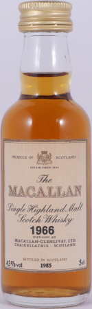 Macallan 1966 18 Years Sherry Wood Miniatur Highland Single Malt Scotch Whisky 43,0%