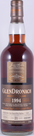 Glendronach 1994 21 Years Pedro Ximenez Sherry Puncheon No. 3274 Highland Single Malt Scotch Whisky 53,1%