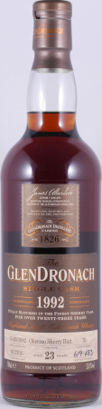 Glendronach 1992 23 Years Oloroso Sherry Butt No. 76 Highland Single Malt Scotch Whisky 52,0%