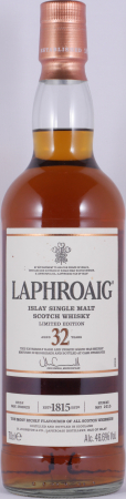 Laphroaig 32 Years Oloroso Sherry Casks Limited Edition 2015 Islay Single Malt Scotch Whisky Cask Strength 46,6%