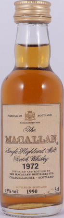 Macallan 1972 18 Years Sherry Wood Miniatur Highland Single Malt Scotch Whisky 43,0%