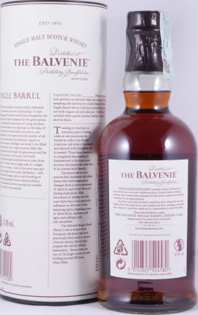 Balvenie 15 Years Single Barrel European Oak Sherry Cask No. 779 Highland Single Malt Scotch Whisky 47,8%