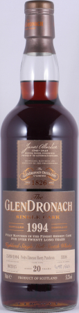 Glendronach 1994 20 Years Pedro Ximenez Sherry Puncheon No. 3398 Highland Single Malt Scotch Whisky 53,2%
