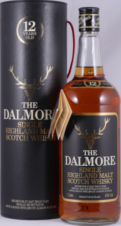 Dalmore 12 Years Black Label Screw Cap Highland Single Malt Scotch Whisky 43,0% 1,0L