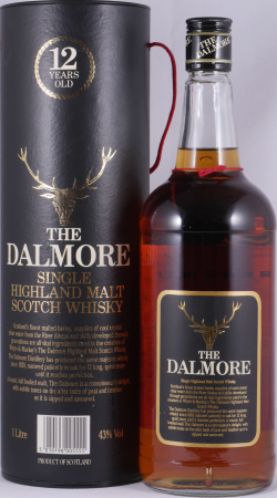 Dalmore 12 Years Black Label Screw Cap Highland Single Malt Scotch Whisky 43,0% 1,0L