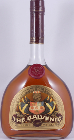 Balvenie 18 Years Classic Wine Shaped Bottle Highland Single Malt Scotch Whisky 43,0%
