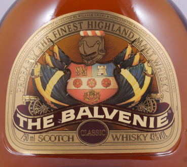 Balvenie 18 Years Classic Wine Shaped Bottle Highland Single Malt Scotch Whisky 43,0%