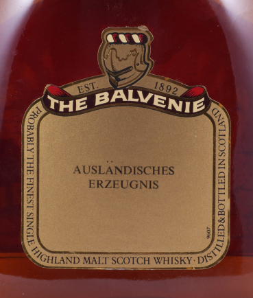 Balvenie 18 Years Classic Wine Shaped Bottle Highland Single Malt Scotch Whisky 43,0%