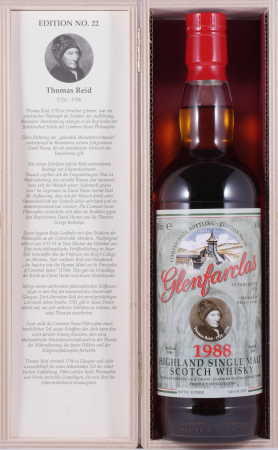Glenfarclas 1988 29 Years Oloroso Sherry Casks Edition No. 22 Thomas Reid Highland Single Malt Scotch Whisky 46,0%