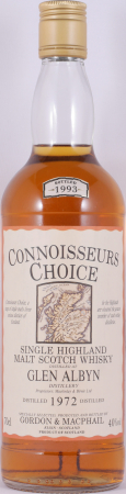 Glen Albyn 1972 21 Years Gordon und MacPhail Connoisseurs Choice Gold Screw Cap Highland Single Malt Scotch Whisky 40,0%