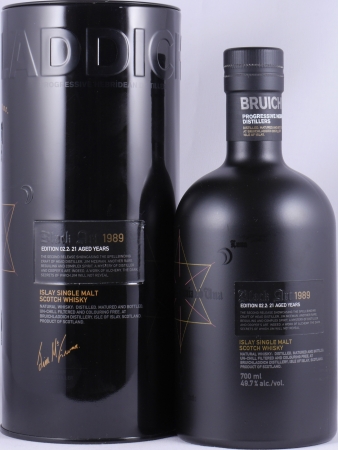 Bruichladdich Black Art 02.2 1989 21 Years Limited Edition Release 2010 Islay Single Malt Scotch Whisky Cask Strength 49.1%