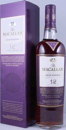 Macallan Gran Reserva 12 Years Sherry Oak Casks Highland Single Malt Scotch Whisky 45.6%