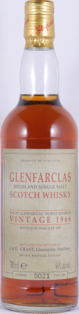 Glenfarclas 1966 31 Years Oldest Reserve Grey Label Limited Edition Highland Single Malt Scotch Whisky 46,0%
