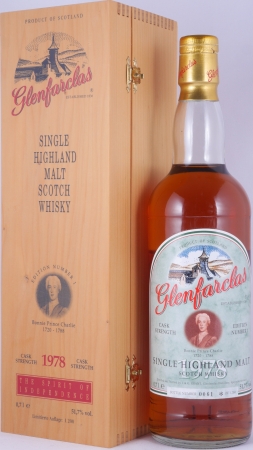 Glenfarclas 1978 18 Years Sherry Casks Edition No. 1 Bonnie Prince Charlie Highland Single Malt Scotch Whisky Cask Strength 51,7%