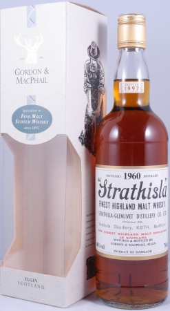 Strathisla 1960 37 Years Sherry Cask Gordon and MacPhail Speyside Single Malt Scotch Whisky 40.0%