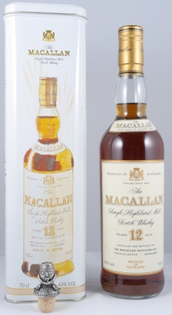 Macallan 12 Years Sherry Wood Highland Single Malt Scotch Whisky 43,0%