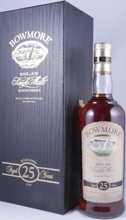 Bowmore 25 Years Sherry Cask Seagull Label Islay Single Malt Scotch Whisky 43,0%